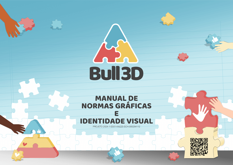 Manual Normas Gráficas e Identidade Visual para o projeto Bull3D Mariana Pais Designer